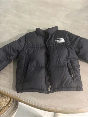 Like New The North Face Kids Black Puffer 700 Coat Size 4
